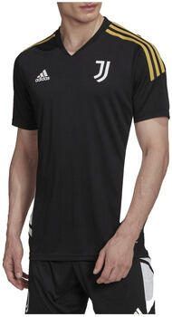 Adidas juventus condivo 22 trainingsshirt 22 23 zwart goud heren - Foto 4
