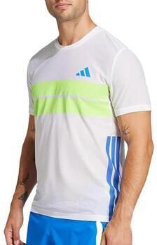 Adidas Adizero Retro Running T-shirt Wit- Heren Wit