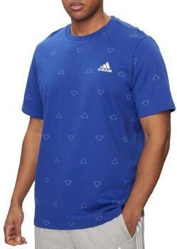 Adidas T-shirt Korte Mouw T-shirt Seasonal Essentials Monogram Graphic 100% coton