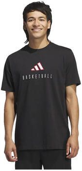 Adidas T-shirt Korte Mouw T-shirt Worldwide Hoops Logo Performance Graphic coton