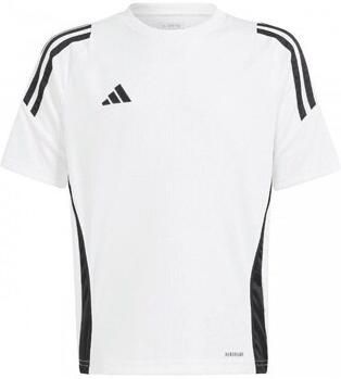 Adidas Performance voetbalshirt wit zwart Sport t-shirt Jongens Meisjes Polyester Ronde hals 140