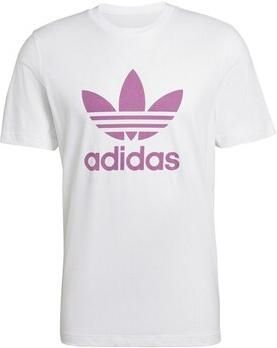 Adidas Trefoil Tee White Lilac T-shirt Regular Fit White Heren - Foto 2