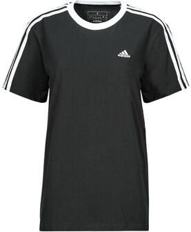 Adidas Essentials 3-Stripes Loose Fit T-shirt Black Heren