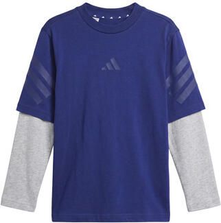 Adidas T-Shirt Lange Mouw FUTURE ICONS 2-IN-1 LONG SLEEVE T-SHIRT