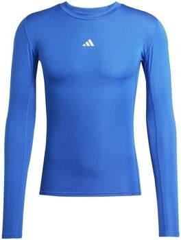 Adidas T-Shirt Lange Mouw T-shirt Techfit première couche sous une tenue de sport
