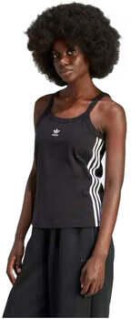 Adidas Originals Katoen Ronde Hals Regular Fit Top Black Dames - Foto 2