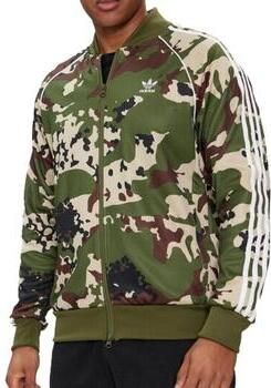 Adidas Originals SST Camo Track Top Green- Heren Green