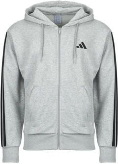 Adidas Essentials 3-Stripes French Terry Ritshoodie Grijs- Heren Grijs - Foto 7