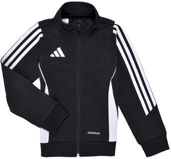 Adidas Perfor ce Junior voetbal trainingsjack TIRO 24 zwart wit Sportvest Polyester Opstaande kraag 140