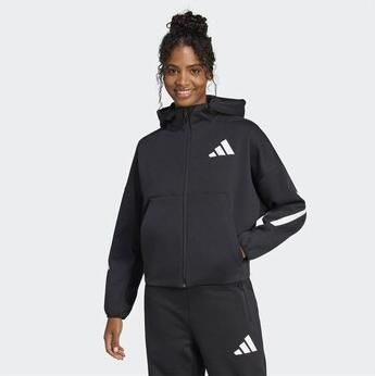 Adidas Z.N.E. Full Zip Hoodie Zwart- Dames Zwart