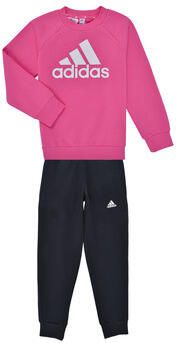 Adidas Girls' Badge Of Sport Crew Tracksuit Children Pink