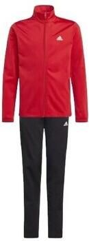 Adidas Sportswear trainingspak rood zwart Jongens Meisjes Polyester Opstaande kraag 164