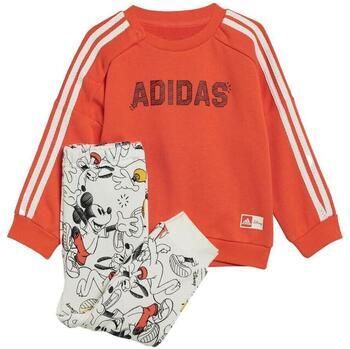 Adidas Micky Mouse Crew Tracksuit Infant Bright Red Off White Black Bright Red Off White Black