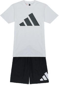 Adidas Badge Of Sport Large Logo T-Shirt Short Set Junior Zwart - Foto 2