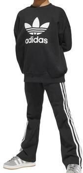 Adidas Girls' Trefoil Loose Crew Tracksuit Junior Black Kind Black