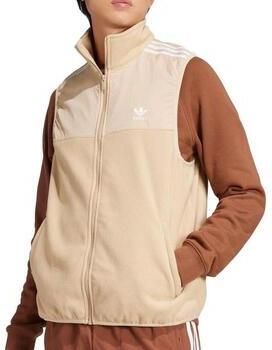 Adidas Adicolor 3-Stripes Microfleece Bodywarmer Beige- Heren Beige - Foto 7