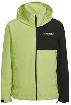 Adidas Terrex Adidas multi rain.rdy primegreen dubbellaags regenjas groen heren - Foto 4