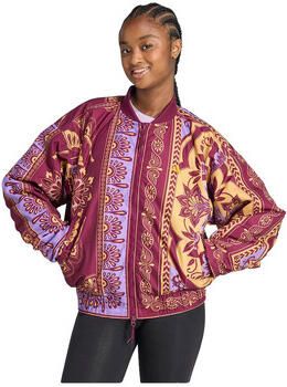 Adidas Windjack Veste X Farm Varsity rouge oversize