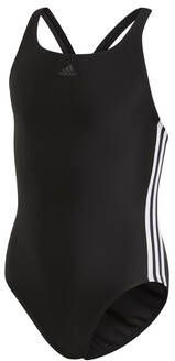 Adidas Performance Infinitex 3-stripes zwart Sportbadpak Meisjes Polyester 110