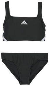 Adidas Perfor ce crop bikini zwart wit Gerecycled polyamide Logo 170