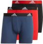 Adidas Boxers Logo Boxer Briefs 3 Pairs - Thumbnail 1
