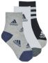 Adidas Perfor ce sportsokken set van 3 zwart wit grijs Katoen 37-39 - Thumbnail 1