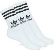 Adidas Originals Adicolor Crew Sokken (3 Pack) Lang Kleding white black maat: 35-38 beschikbare maaten:43-46 35-38 37-39 40-42