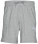 Adidas Badge of Sport 3-Stripes Shorts Medium Grey Heather- Heren Medium Grey Heather - Thumbnail 4