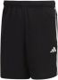 Adidas Train Essentials Piqué 3-Stripes Trainingsshort Zwart- Heren Zwart - Thumbnail 1