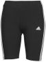 Adidas 3-Stripes Badge of Sport Cycle Shorts Black White- Dames Black White - Thumbnail 1