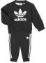 Adidas Originals Adicolor joggingpak zwart wit Katoen Ronde hals 104 - Thumbnail 3