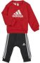 Adidas Sportswear joggingpak rood zwart Katoen Ronde hals 104 - Thumbnail 3