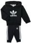 Adidas Originals Adicolor joggingpak zwart wit Trainingspak Katoen Capuchon 68 - Thumbnail 2