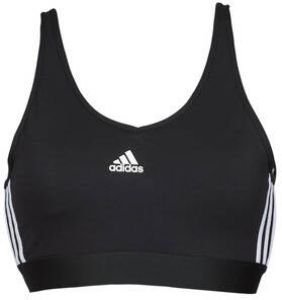 Adidas Performance Sport-bh ESSENTIALS REMOVABLE PADS 3 STREPEN CROP-TOP