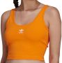 Adidas Originals Sleeveless Tops Oranje Dames - Thumbnail 2