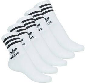 Adidas Originals Sportsokken MIDCUT CREW SOKKEN 5 PAAR met klassiek merk en strepen (5 paar)