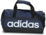 Adidas Perfor ce sporttas Linear Duffle XS 14L donkerblauw zwart wit - Thumbnail 1