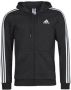 Adidas Sportswear Sweatvest Essentials fleece 3STREPEN capuchonjack (1-delig) - Thumbnail 4