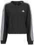 Adidas Sportswear Essentials 3-Stripes Crop Sweatshirt - Thumbnail 4