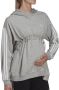 Adidas Performance Sweatshirt ESSENTIALS KATOENEN HOODY MET 3 STREPEN – ZWANGERSCHAPSMODE - Thumbnail 3