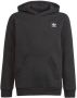 Adidas Originals Adicolor fleece hoodie zwart wit Sweater Logo 128 - Thumbnail 1