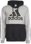 Adidas essentials colorblock trui grijs zwart - Thumbnail 4