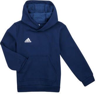 Adidas Perfor ce Junior sporthoodie donkerblauw Sportsweater Katoen Capuchon 116