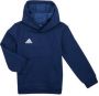 Adidas Perfor ce Junior sporthoodie donkerblauw Sportsweater Katoen Capuchon 116 - Thumbnail 2