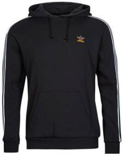 Adidas Originals Hooded sweatshirt met 3 strepen 3-Stripes Zwart Heren