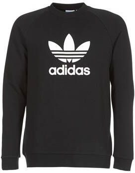 Adidas Stijlvolle Crewneck Sweatshirt Zwart Wit Black Heren