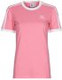 Adidas Originals T-shirt met labelstitching model '3 Stripes Tee' - Thumbnail 1