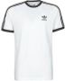Adidas Originals Heren Wit Logo T-shirt met 3 Strepen White Heren - Thumbnail 1