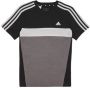 Adidas Sportswear T-shirt zwart grijs wit Katoen Ronde hals Meerkleurig 128 - Thumbnail 1