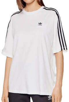 Adidas Originals Witte Sport T-shirt voor Dames White Dames